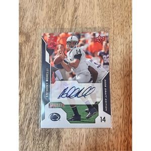 2008 NFL Draft Edition Anthony Morelli Autographed Card 125 Rookie Card
